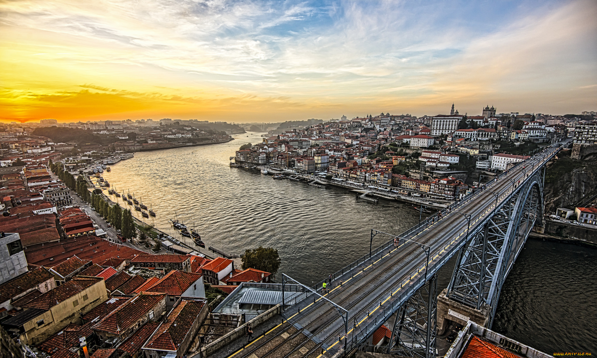 porto riberia from ponte luis i, , - , 